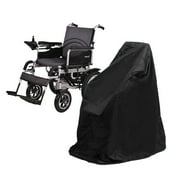 Gemdeck Waterproof Wheelchair Storage Cover 210D Oxford Cloth, Black